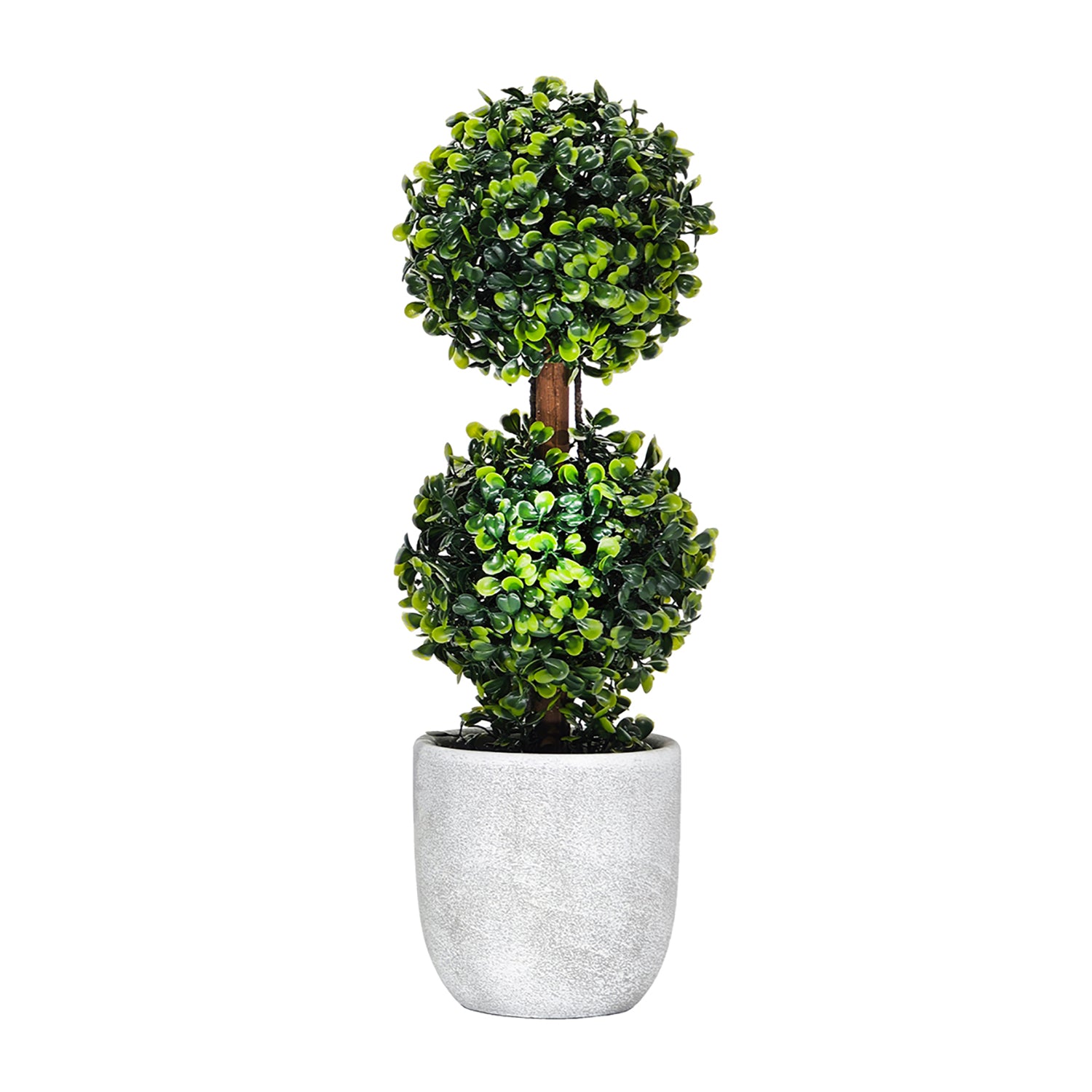 VESTIAMO CASA - Pianta artificiale Bosso in vaso h38 cm diametro 11,5 cm